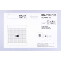 REA scheda di riferimento per la calibrazione, REA MLV, REA Cube, REA Verimax.